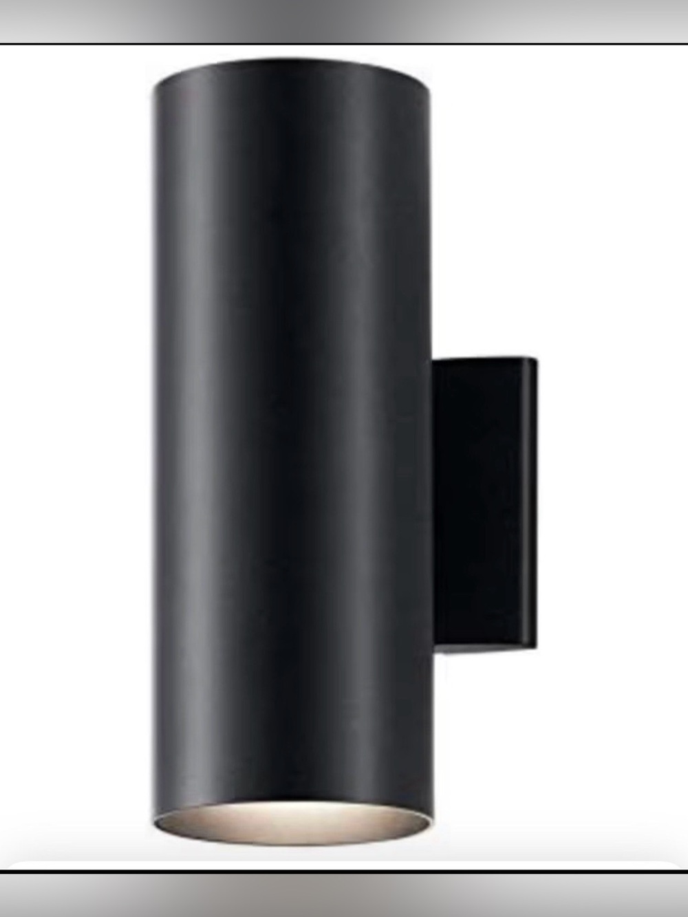Kichler Cylinders 12" Outdoor Wall Sconce in Black